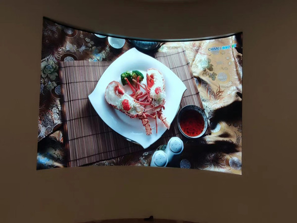 内乡室内P2.5弧形LED屏